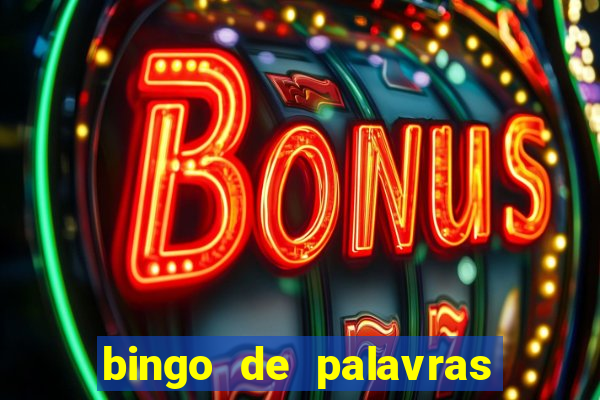 bingo de palavras de natal